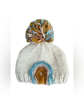 🩵‎ 4/$20 Colorful Knit Baby Beanie Toque with Pom Pom